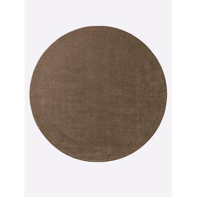 Teppich HEINE HOME Gr. 3, grau (taupe), H:15mm, Wolle, Teppiche Image
