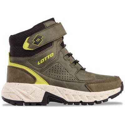 Klettboot LOTTO, Gr. 35, grün (olive, lime), Synthetik, Kunstfaser, mehrfarbig, sportlich, Schuhe, - verbesserte Sichtbarkeit durch reflektierenden Details Image