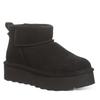 Winterboots BEARPAW "RETRO", Damen, Gr. 40, schwarz, Veloursleder, modisch, Schuhe, Plateaustiefel, Winterstiefel mit Plateausohle