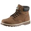 Winterstiefel POLARINO "Trelleborg", Herren, Gr. 39, braun (hellbraun), Lederimitat, casual, Schuhe, Schnürstiefel, Winterboots mit wasserabweisender TEX-Membrane