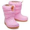 Winterboots CROCS "CLASSIC NEO PUFF BOOT K", Kinder, Gr. 33, rosa, Croslite, Nylon, sportlich, Schuhe, Snowboots, Winterstiefel zum Schlupfen
