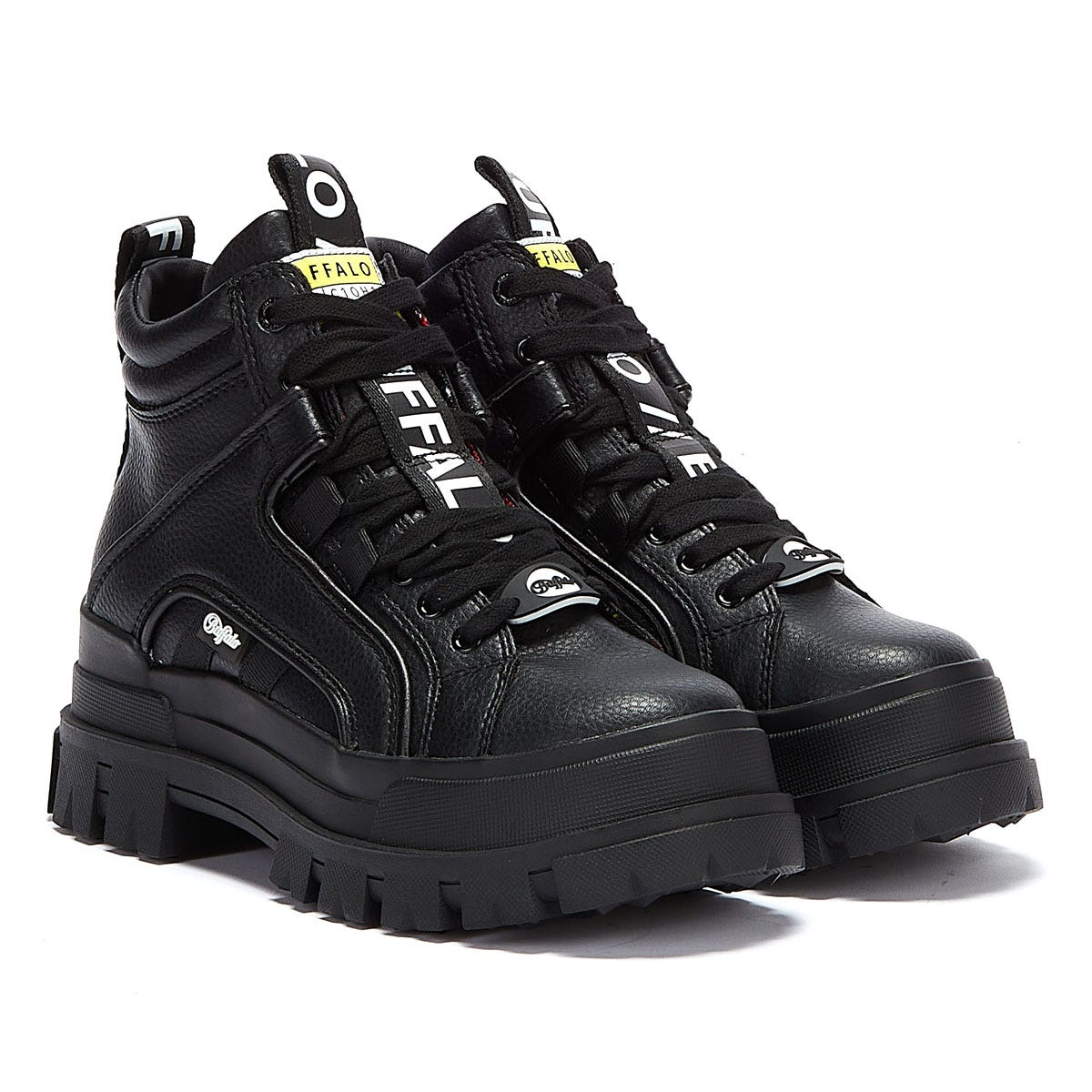 Buffalo Aspha Mid NC Damen Schwarz Stiefel Image