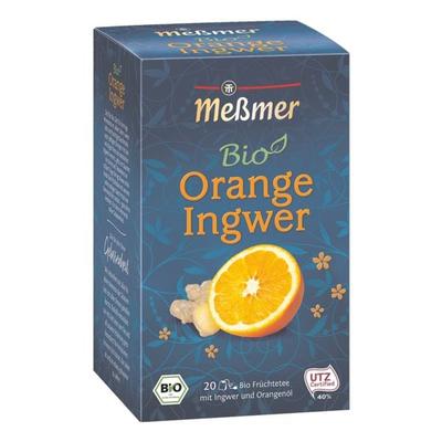 BIO Früchtetee »Orange Ingwer« Tassenportion, Papierkuvert, 20er-Pack orange, Meßmer