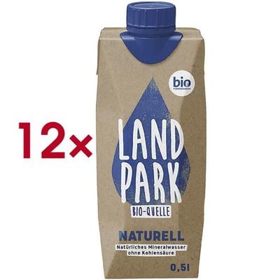 Landpark 12er-Pack Stilles Wasser Bio-Mineralwasser »Bio-Quelle Naturell« 500 ml Image