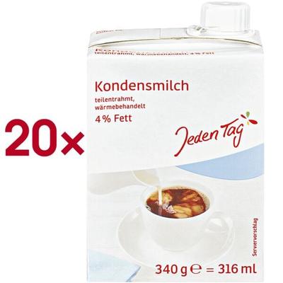 Jeden Tag 20er-Pack Kondensmilch 4% Fett Image