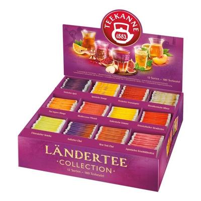 Ländertee Collection Box 12 Sorten mit je 15 Portionen, TEEKANNE