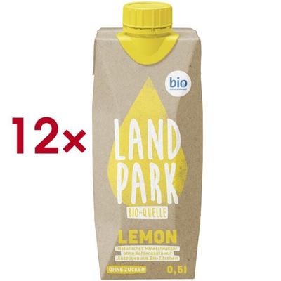 Landpark 12er-Pack BIO-Erfrischungsgetränk 500 ml »Lemon« Image