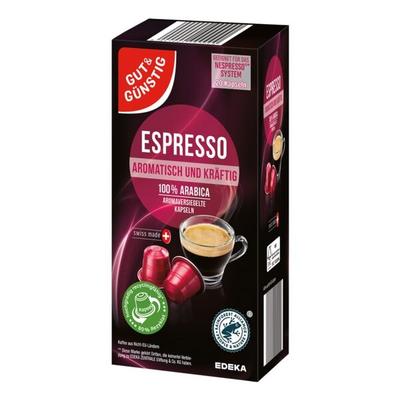 Kaffeekapseln »Espresso« 20 Stück braun, Gut und Günstig