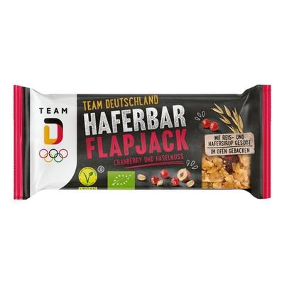 Bio Haferriegel »Cranberry-Nuss« vegan 60g rot, EDEKA Bio