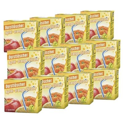 Durstlöscher 12er-Pack Durstlöscher »Apfel-Orange-Zitrone« orange