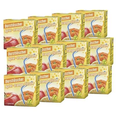 12er-Pack Durstlöscher »Apfel-Orange-Zitrone« orange, Durstlöscher