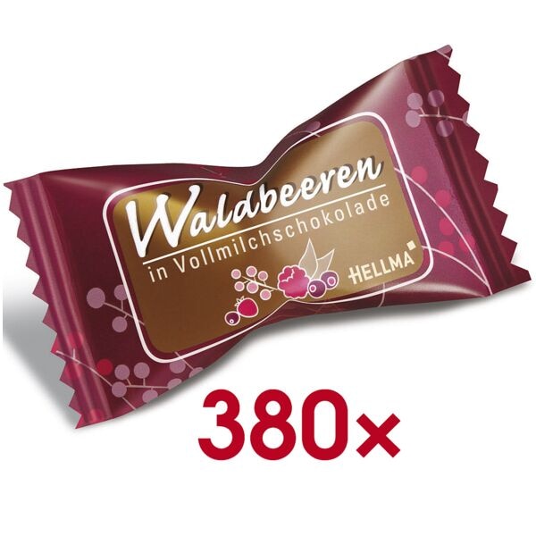 Hellma Schokokugeln »Waldbeere« - 380 Stück Image
