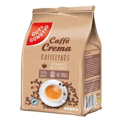 Gut und Günstig 40er-Pack Kaffeepads »Caffe Crema«