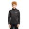 Berghaus Childrens Unisex High Neck Kids' 1/2 Zip Grid Fleece Top, Hiking and Walking Clothing - Black - Size 13Y