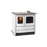 Stufa Cucina a legna in acciaio porcellanato con forno Easy Evo 2.0 - White