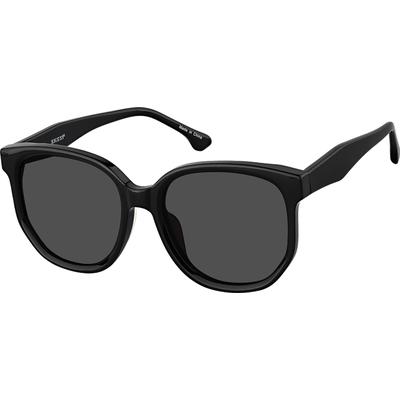 Zenni Sunglasses Black Plastic Full Rim Frame