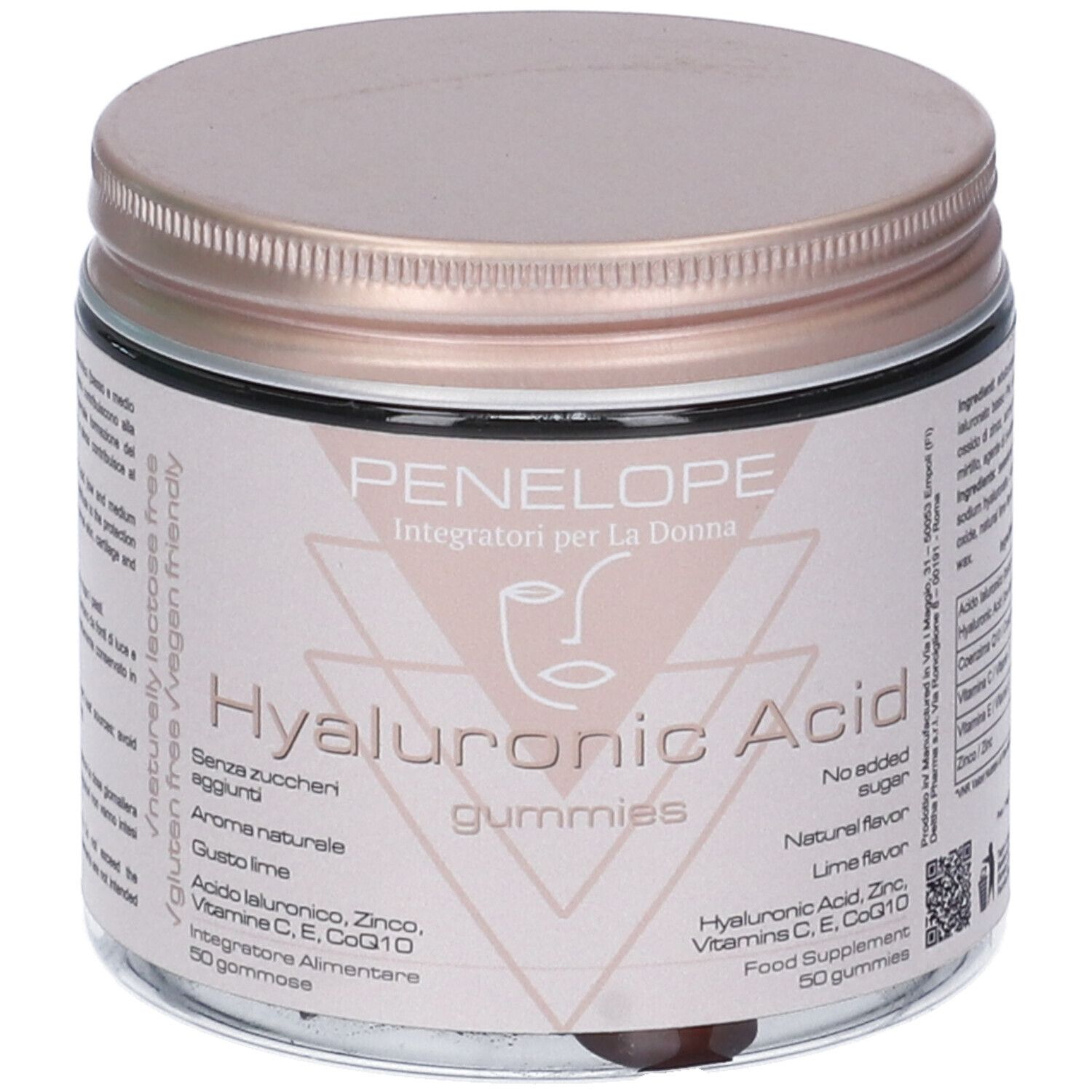 Penelope Integratori HYALURONIC ACID gommose 60 g Caramelle