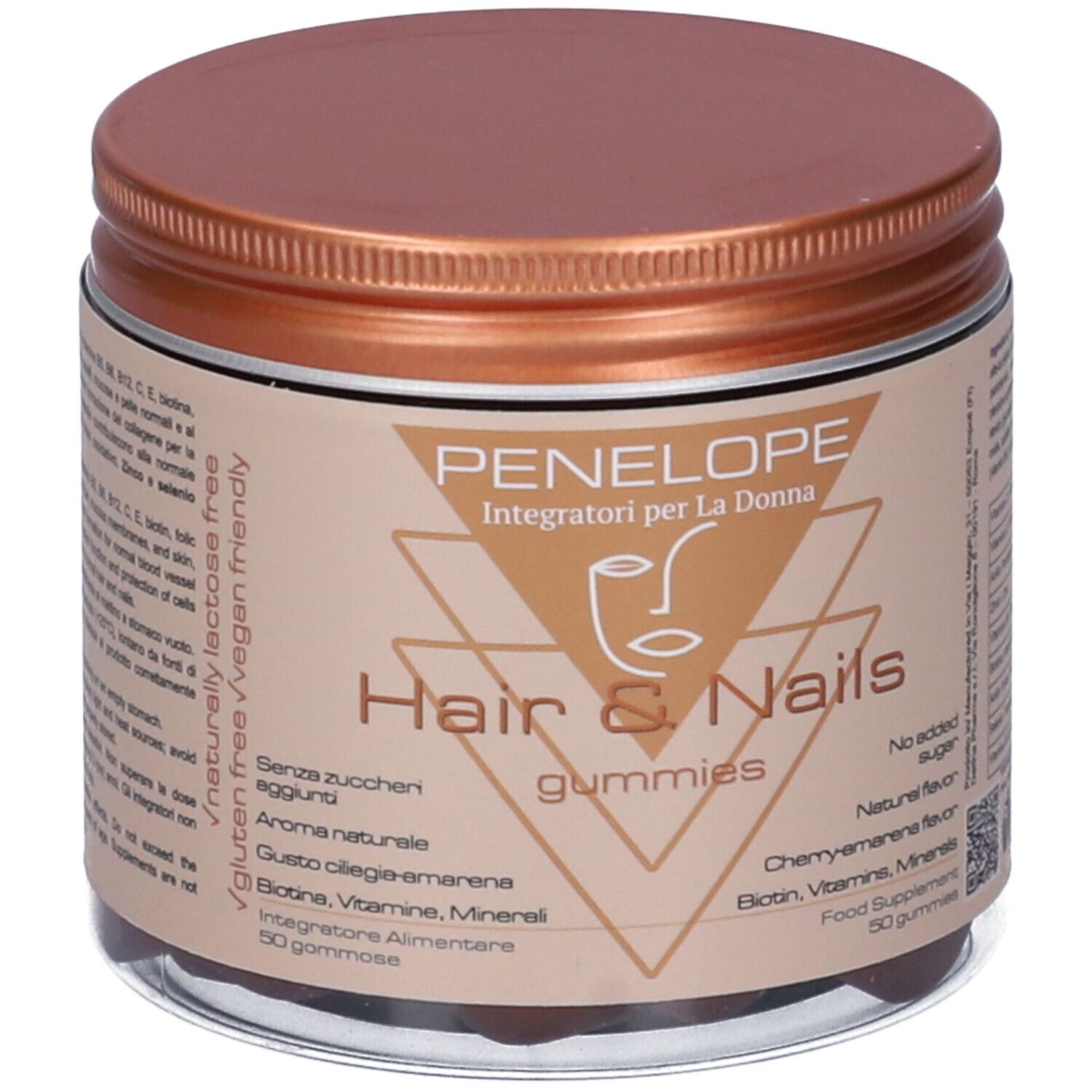 Penelope Integratori HAIR & NAILS gommose 96 g Caramelle