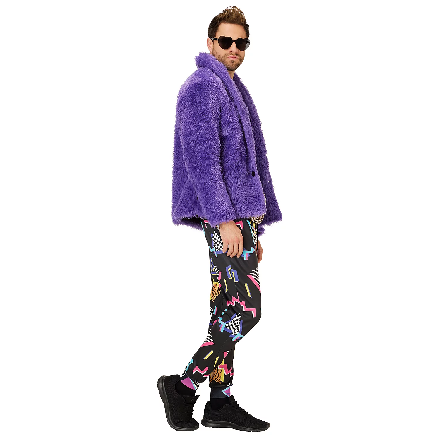 Plüschjacke, lila Image