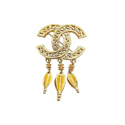 Chanel Brooch: Gold Jewelry