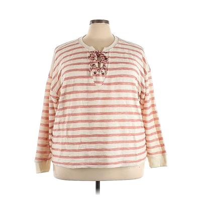 Maurices Pullover Sweater: Pink Tops - Women's Size 24