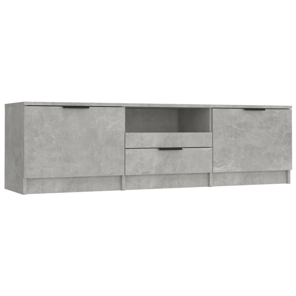 vidaXL TV-Schrank Betongrau 140x35x40 cm Holzwerkstoff Image
