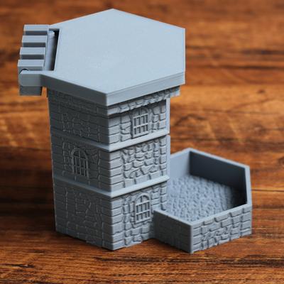 TEMU Tower - Compact Storage Solution For Dm Screens, Durable Plastic, Novelty Gaming Accessory Image
