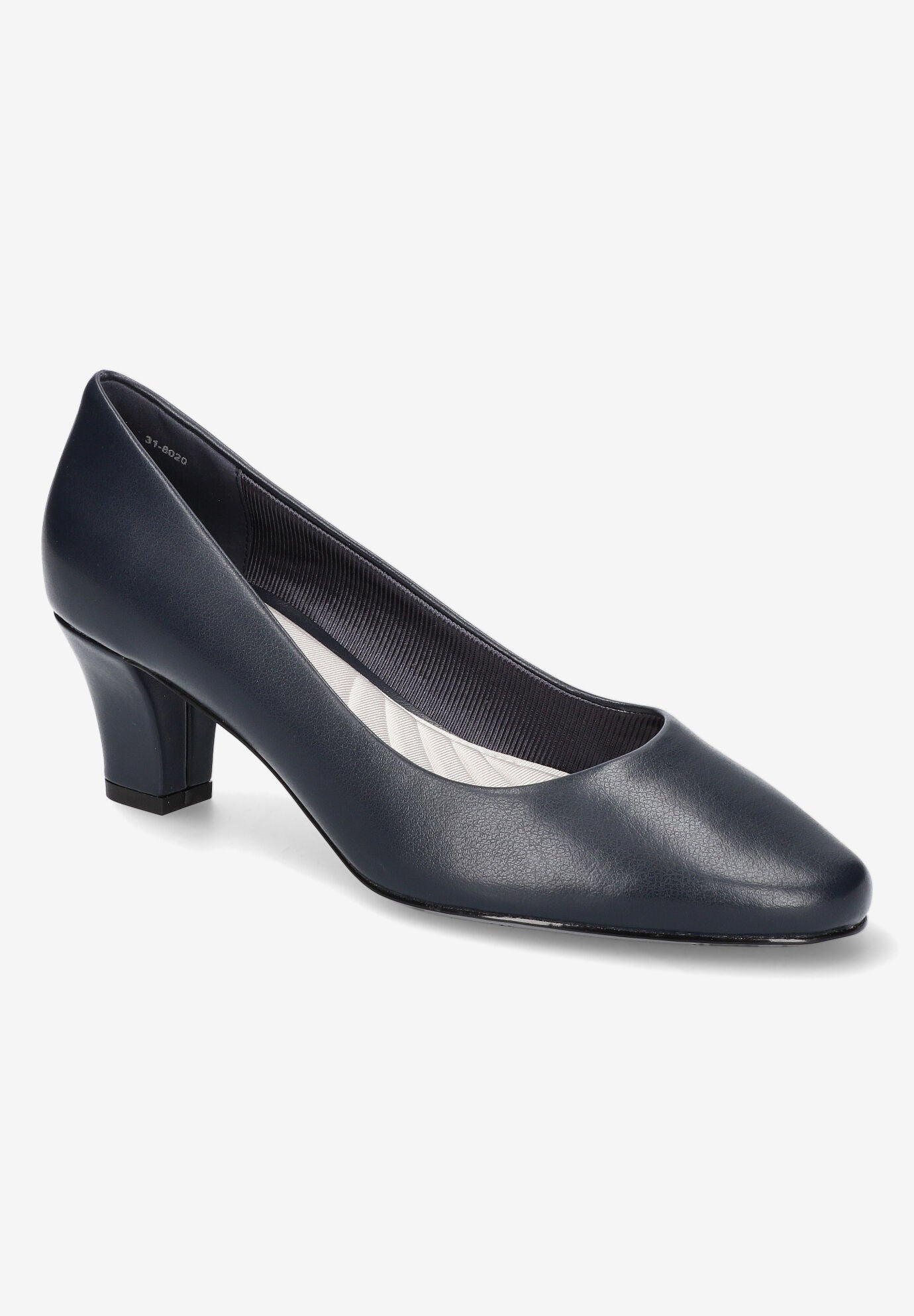 Extra Wide Width Women's Ballari Pump by Easy Street in Navy (Size 8 1/2 WW)