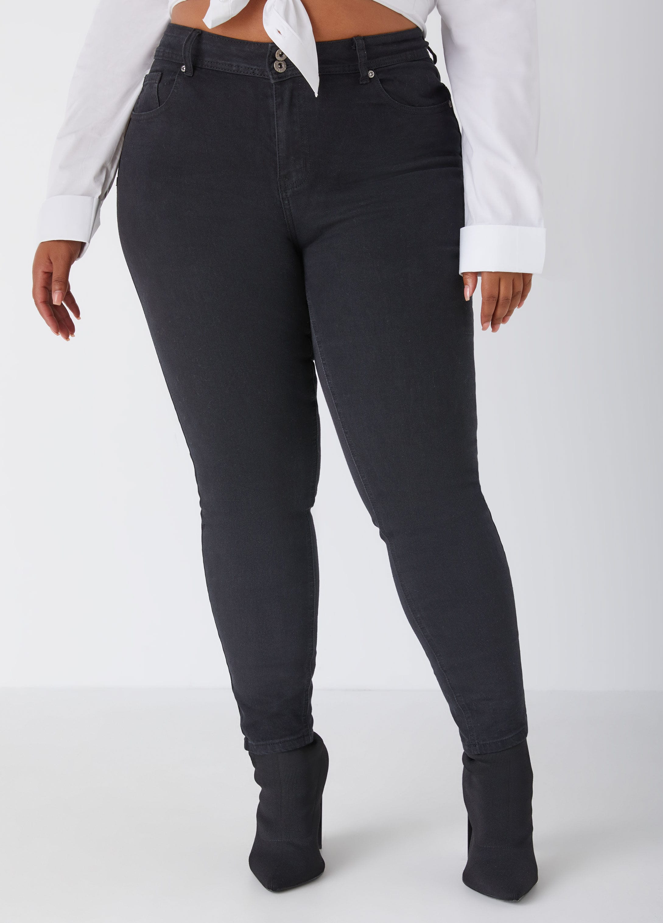Plus Size Fearless High Waist Skinny Jeans