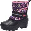 Winterstiefel KANGAROOS "K-Shell II", Damen, Gr. 33, blau (navy, schwarz, princes), Synthetik, Textil, sportlich, Schuhe, Snowboots, Winterboots, Winterschuhe, mit Klettverschluss