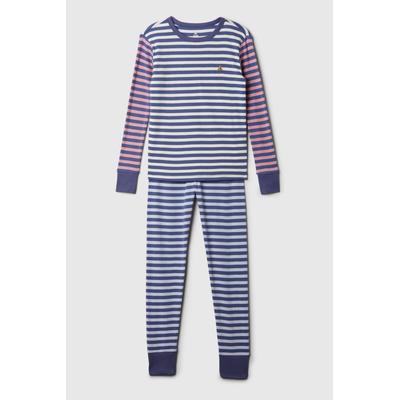 Gap Girls Blue Stripe Cotton Long Sleeve Pyjama Set (4-13yrs) - Blue Stripe