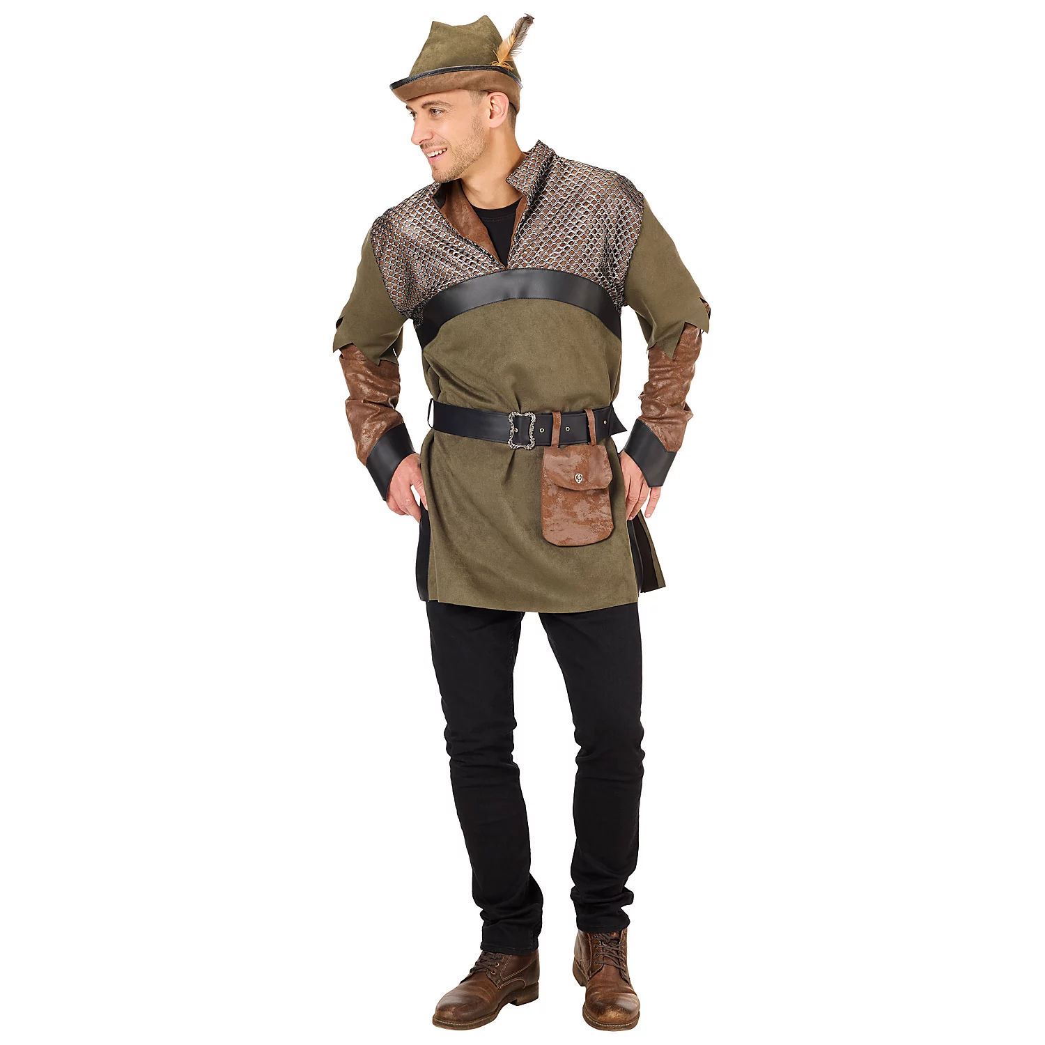 Shirt Jäger für Herren, grün/braun Image