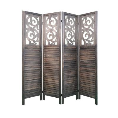 4/6/8-Panel Folding Room Divider Freestanding Privacy Screen Panels for Indoor Bedroom Office