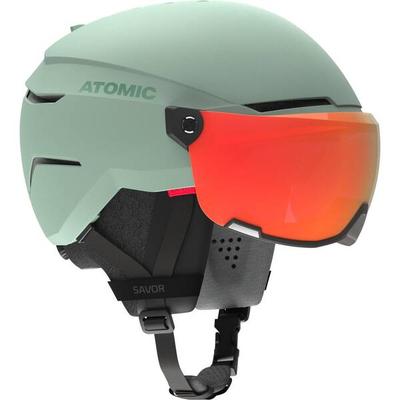 ATOMIC Herren Helm SAVOR VISOR PHOTO Pistachio, Größe 51-55 in Grau