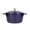 Casseruola 4L in fusione di alluminio blu 33 x 24,8 x 17,5