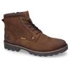 Schnürboots CAMEL ACTIVE, Herren, Gr. 47, braun (cafe), Leder, klassisch, Schuhe, Winterboots, Stiefel mit gepolsterter Innensohle