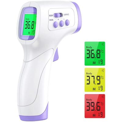 Jusch - Stirnthermometer für Erwachsene, Infrarot-Stirnthermometer, 2-in-1 berührungsloses