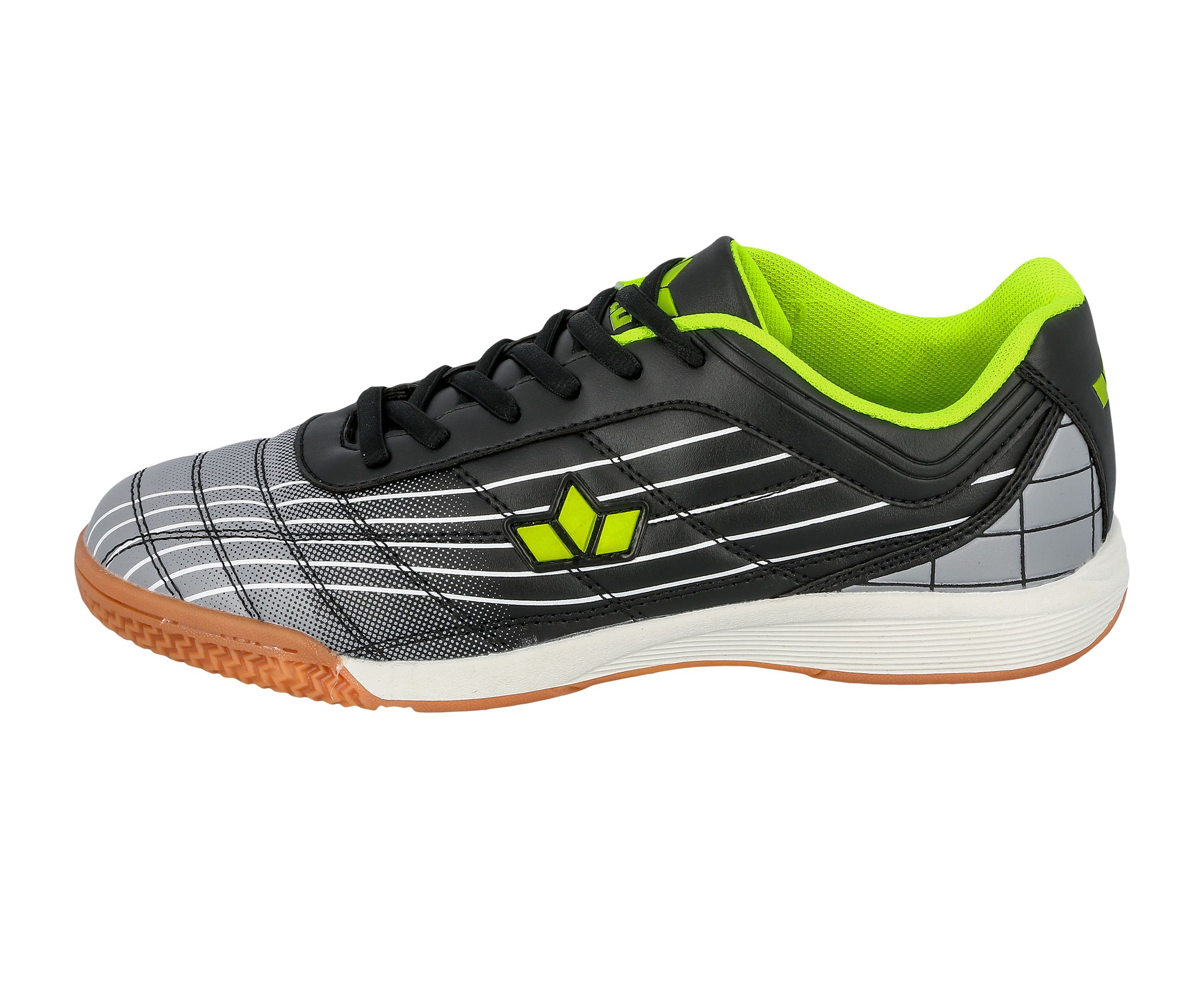 Hallenschuh LICO "Sportschuh Rockfield", Kinder, Gr. 42, schwarz, Synthetik, Schuhe Hallenschuh