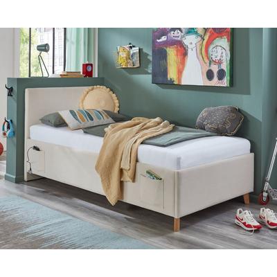 meise.möbel »Cool I« Jugendbett Cord 90x200 cm / ocean / ohne Rückenteil / mit Bettkasten / mit Matratze / Härtegrad H2/H3 Image