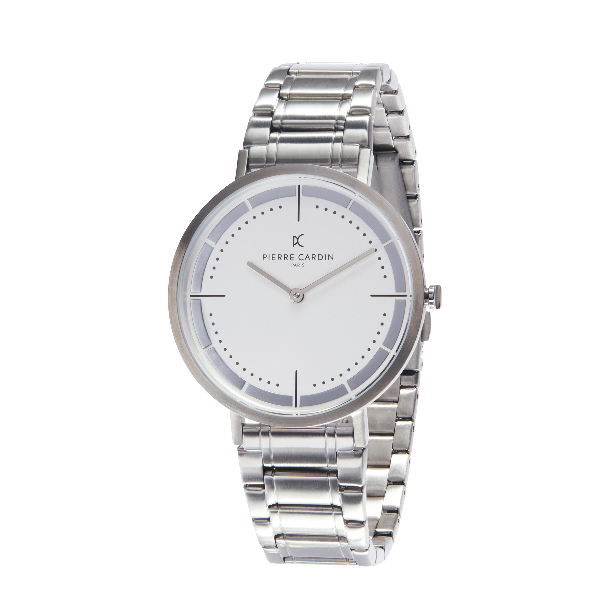 Pierre Cardin Belleville Park Silber Herren Armbanduhr CBV.1022 Image