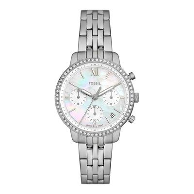 Fossil Neutra Silber Damen Armbanduhr ES5357