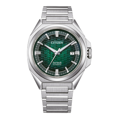 Citizen Serie 8 Herren Silber Armbanduhr NB6050-51W Image