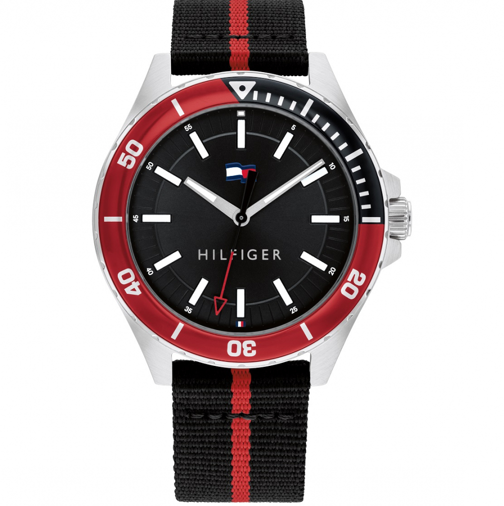 Tommy Hilfiger Logan Schwarz Herren Armbanduhr 1792010 Image