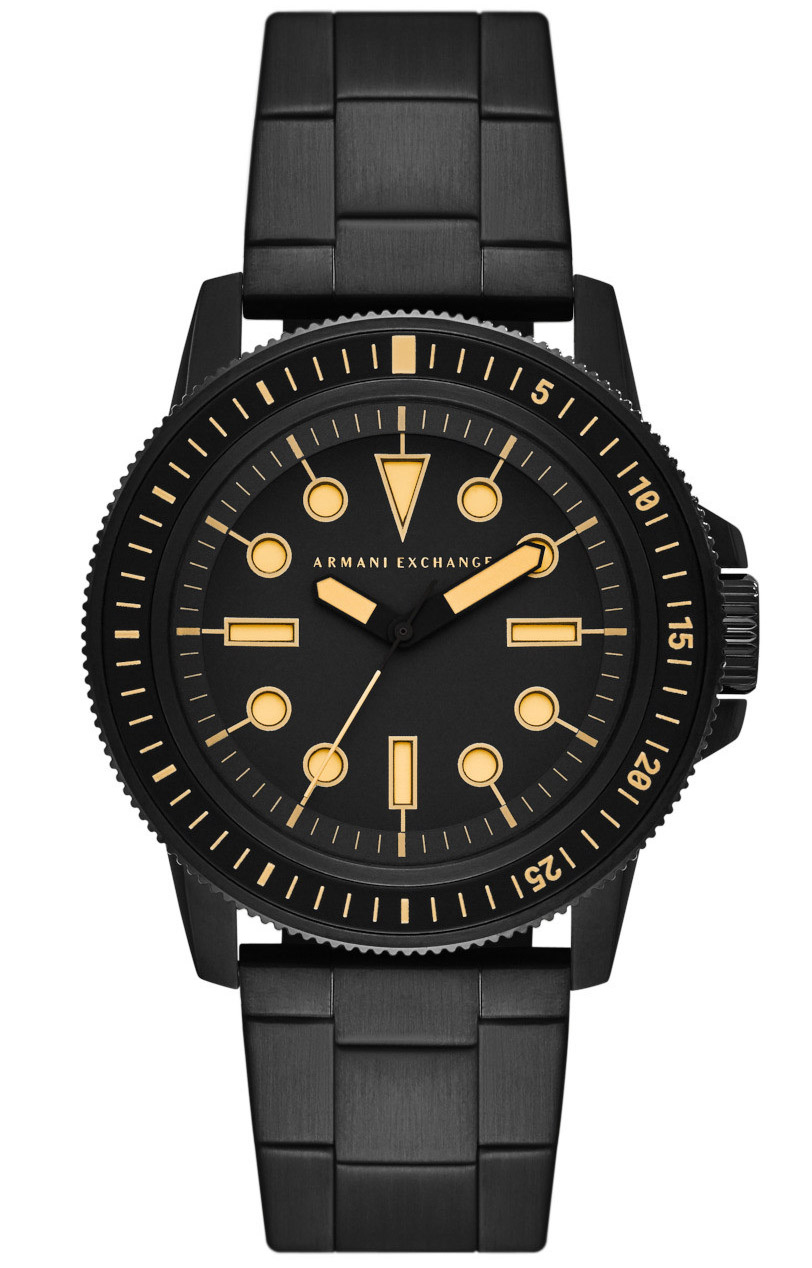 Armani Exchange Leonardo Schwarz Herren Armbanduhr AX1855 Image
