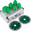 Choyclit - Husuper Scie Cloche Diamantee, Qualite Premiere Foret Diamant Cylindrique 6 pieces, avec