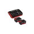 Starter kit pxc 18V 2 batterie 4,0 Ah e caricabatteria Einhell dispositivi pxc
