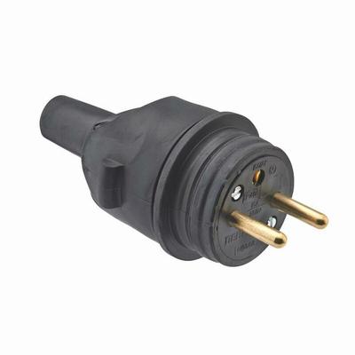 Debflex - Schwarzer wasserdichter männlicher Stecker Image