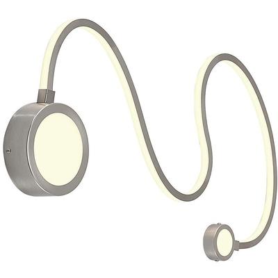 Led Wandleuchte, Wandlampe Innen 'Rion' aus Metall dimmbar für Wohnzimmer & Esszimmer von Lindby Image