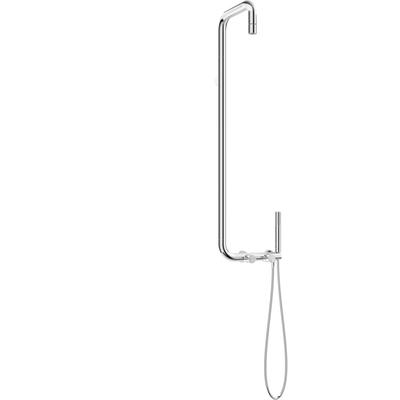 Neuesbad Serie 600 Duschsystem mit schwenkbarem Auslauf, Oberfläche: chrom NB1NQS_04XM1 Image