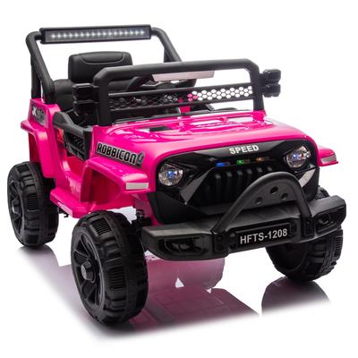Kids Electric Truck Car with Remote Control, Early Education Features, Adjustable Volume & LED Lights